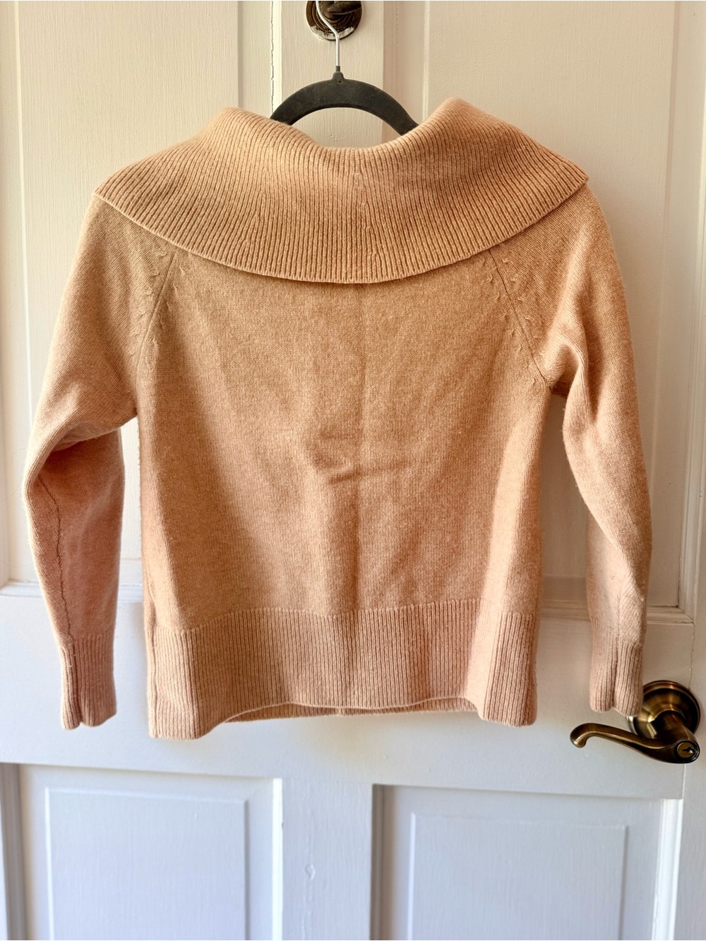 PAIGE Off-the-Shoulder Foldover Sweater - Picture 3 of 5